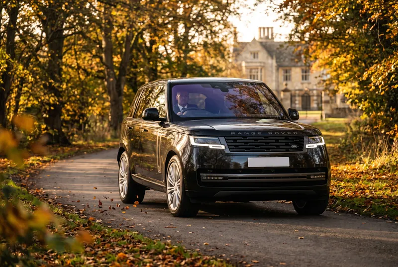 Range Rover Autobiography on an English country lane